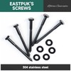 EASTPUK (10Sets) 3/8" x 2-1/2" Hex Head Lag Bolts, Heavy