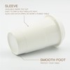 UDMG Reusable Double Wall Insulated White Ceramic Travel Coffee Cup