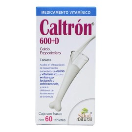 Calcio Vitamina Tabletas Caltrón 600 Salud Natural Sabor
