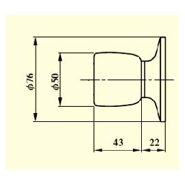 Miwa Lock Door Knob with Key U9 Cylinder MIWA-HM Type Replacement Knob U9HMD-1-KB Cylinder Lock miwa cylinder u9 Miwa Lock Exterior Side Knob Only Door Thickness: 33-42mm (1.3-1.7 inches)