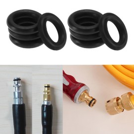 YINETTECH 10pcs Pressure Washer O-Rings Rubber High Pressure Washer Quick Plug O Ring 5mm ID x 8.5mm OD Replacement Compatible with Mac Allister