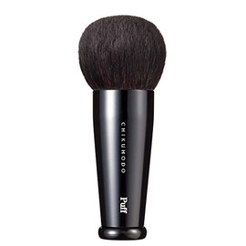 Kumano Brush, Chikuhodo, Genuine Foundation Brush, PF-2, Hair Material: Goat (Coarse Light), Hiroshima Makeup Brush