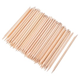 PROFICO Pack of 15 Wooden Sticks, Orange Wooden Sticks, Cuticle Pusher for Manicure Pedicure, Manicure Sticks, Cuticle Care