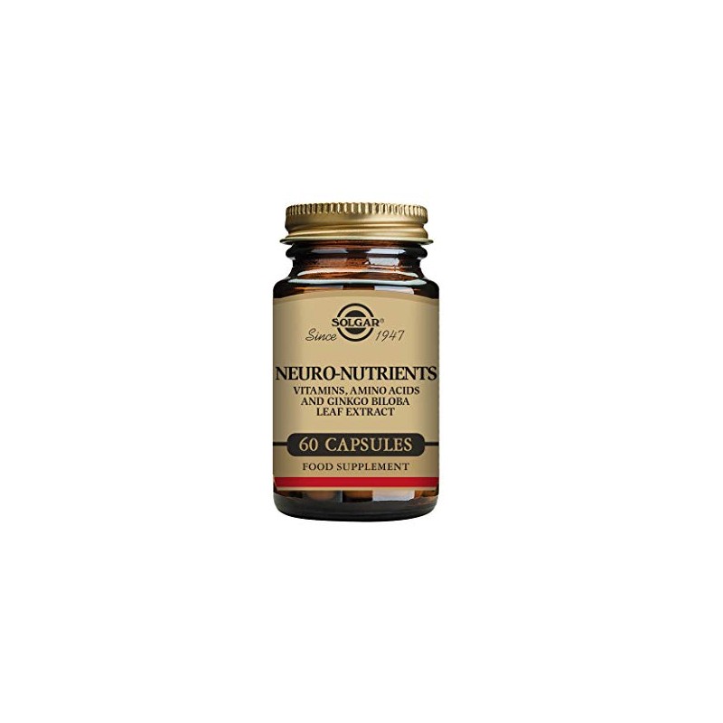 Solgar Neuro-Nutrients Vegetable Capsules - Pack of 60 - For