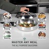 MAGNAWARE Cast Aluminum Sauté Pan with Lid 10 inch -