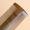 Pence & Moon Collective Green Sandalwood Double-Sided Beard Comb, Wide
