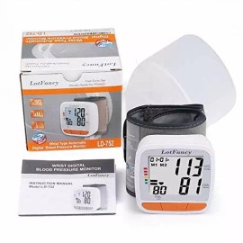 Automatic Wrist Blood Pressure Monitor BP Cuff Gauge Heart Rate Machine Tester