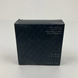 AVON Loose Shimmer Powder Puff Peach Peche New Old Stock - 0.24 Oz.