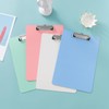 Plastic Clipboards,3 PCS A4 Plastic Writing Pad,Colourful Clip Board, Multicolour