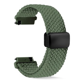SIMYYO Nylon Magnetic Bands Quick Release Braided Nylon Watch Bands Stretchy Sport Replacement Strap for Men and Women 18mm 19mm 20mm 22mm