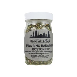 Boston Spice Bada Bing Bada Boom HANDMADE Gourmet Italian Seasoning Blend for Bread Dipping Sauces Spreads Butter Herbs Chip Dip Salad Dressing 1/2 Cup Spice 1.5oz/44g Jar