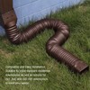 plusgutter 11.5ft Long Gutter Downspout Extensions Flexible, Drain Downspout Extender,