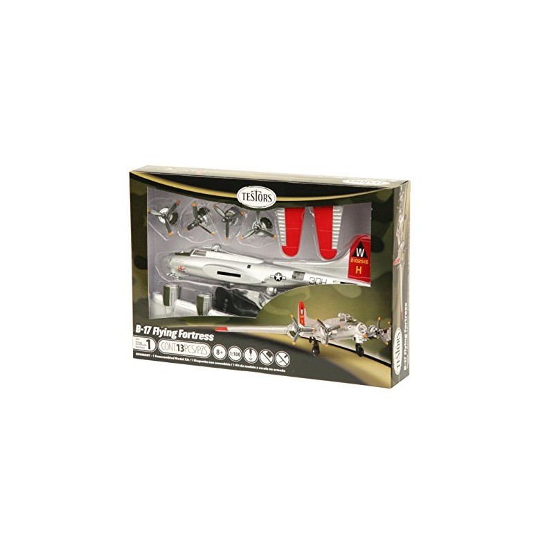 Testors Prepainted Plastic Aircraft Model Kit, Silver