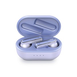 Energy Sistem Earphones True Wireless Style 4 Violet (Headphones for Wireless Music Enjoyment, Compact and Ergonomic Design, Charging Case, Compatible with the ESmart Connect App) - Purple