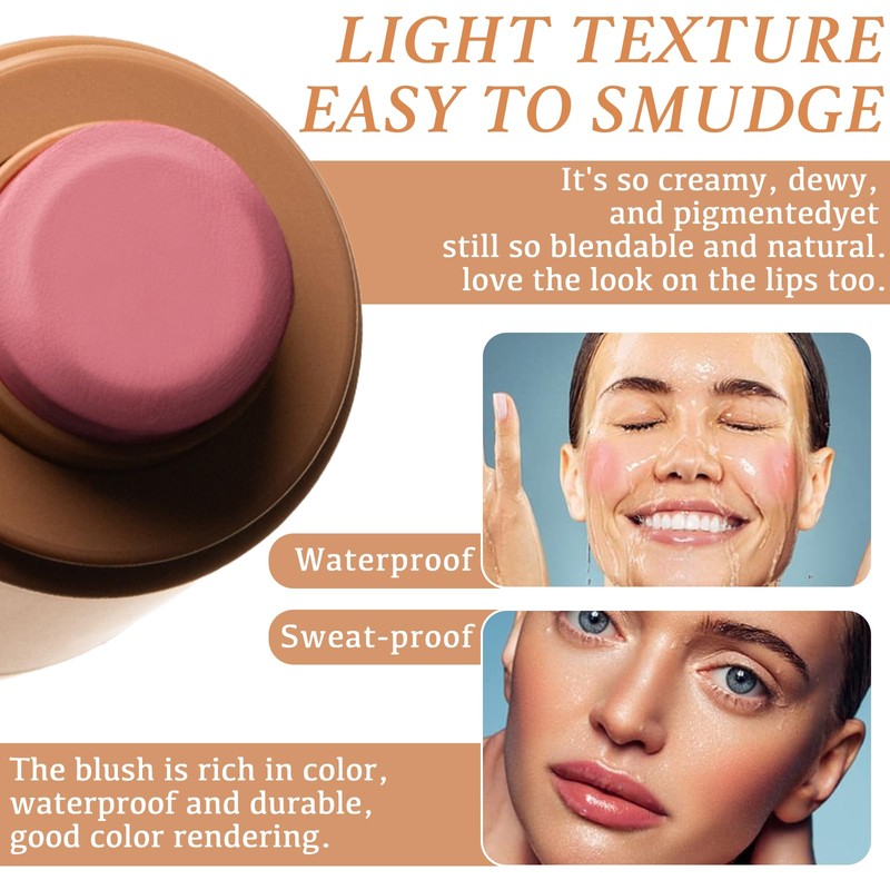 Katyjun Pack of 2 blush stick, natural blush stick