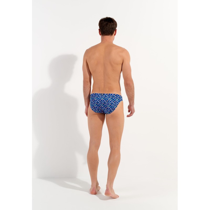 HOM Men's Slip De Bain Micro Socoa Swim Briefs, Navy