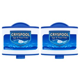 Cryspool® 08001 Filter Compatible with 8CH-951, PBF36, Wellspring 10-2870, 40 Sq. Ft Spa Filter Cartridge, 2 Pack