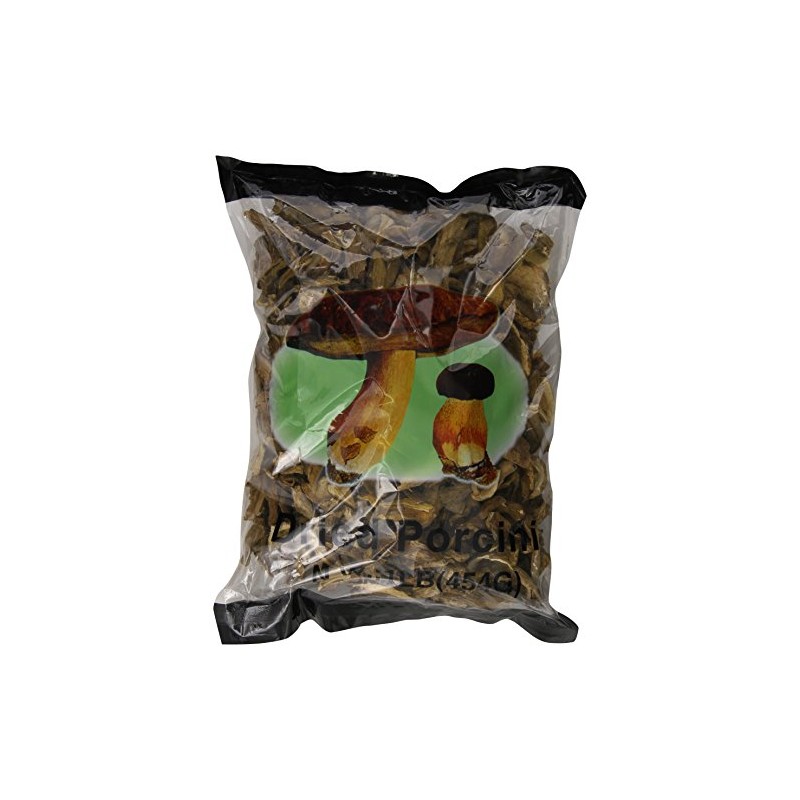 Mushroom House Dried Porcini Mushrooms Grade AAA Premium, 1 Pound