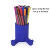 DreamsEden Pen Holder, Resin Pen Pencil Cup with Phone Stand,