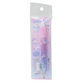 [Pencil Auxiliary Axis] Pencil Auxiliary Shaft with Eraser / Clear Tea Time New Entrance