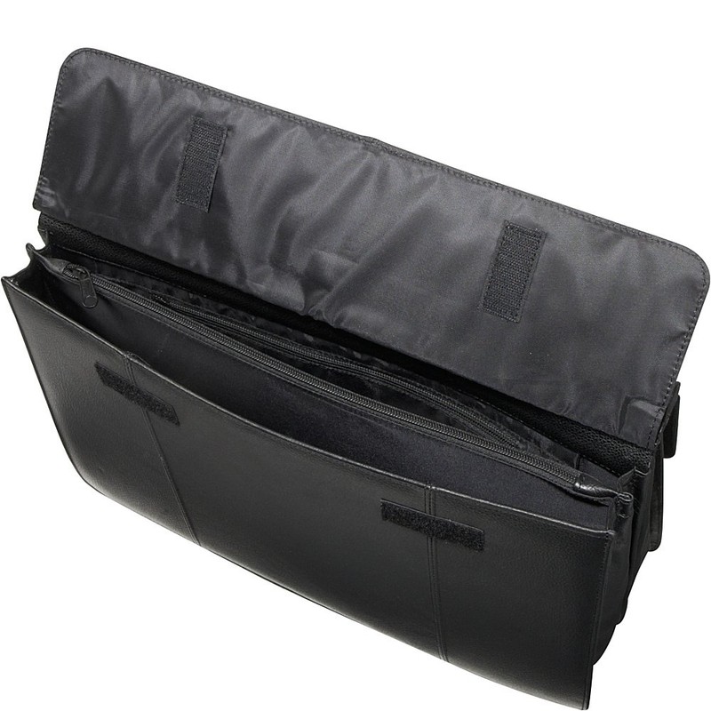 Black Leather Executive Briefcase (#42)