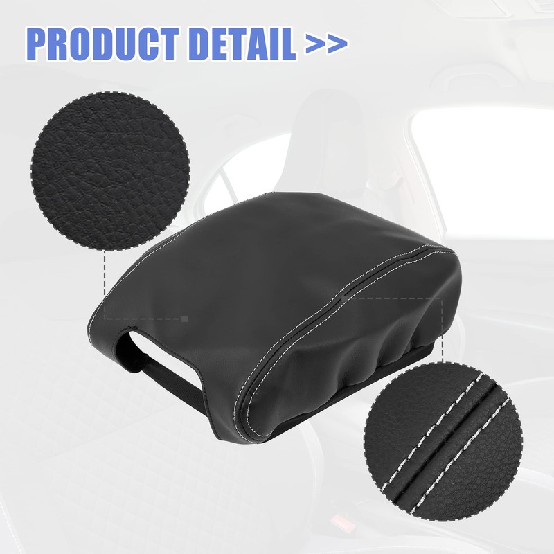 X AUTOHAUX Car Center Console Lid Armrest Seat Box Cover