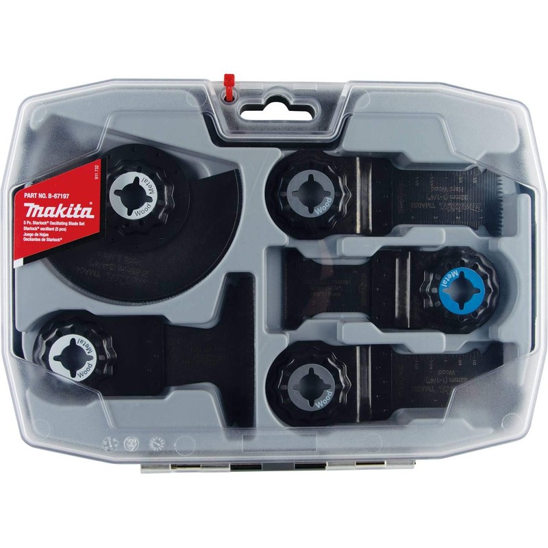 Makita B-67197 5 Pc. Starlock® Oscillating Blade Set