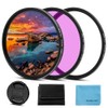 Fotover 67mm Universal UV CPL FLD Filter Kit UV Protection
