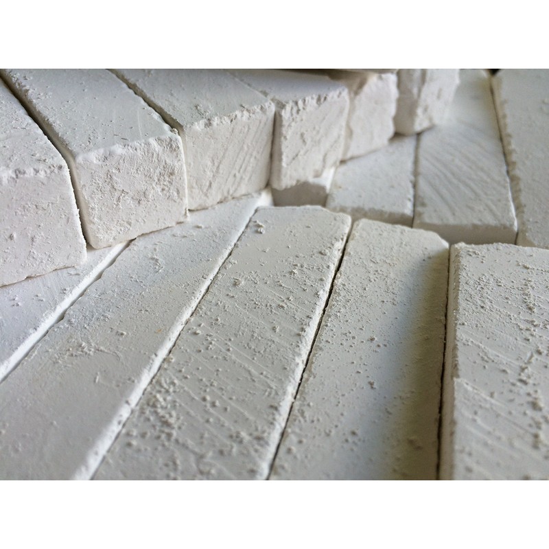 UCLAYS SAWN edible Chalk chunks (lump) natural for eating (food),