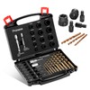 Pronese Heavy Duty bolt extractor kit&screw extractor set,37PCS broken bolt