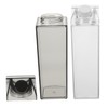 Alipis 2 Pack Milk Carton Water Bottles Reusable Milk Jugs
