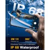 Lanhiem Funda Magnética Iphone Impermeable Protector Pantalla Integrado Protección Cámara