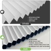 Arch Window Shades Blackout Cellular Honeycomb Blinds Half Circle Cordless