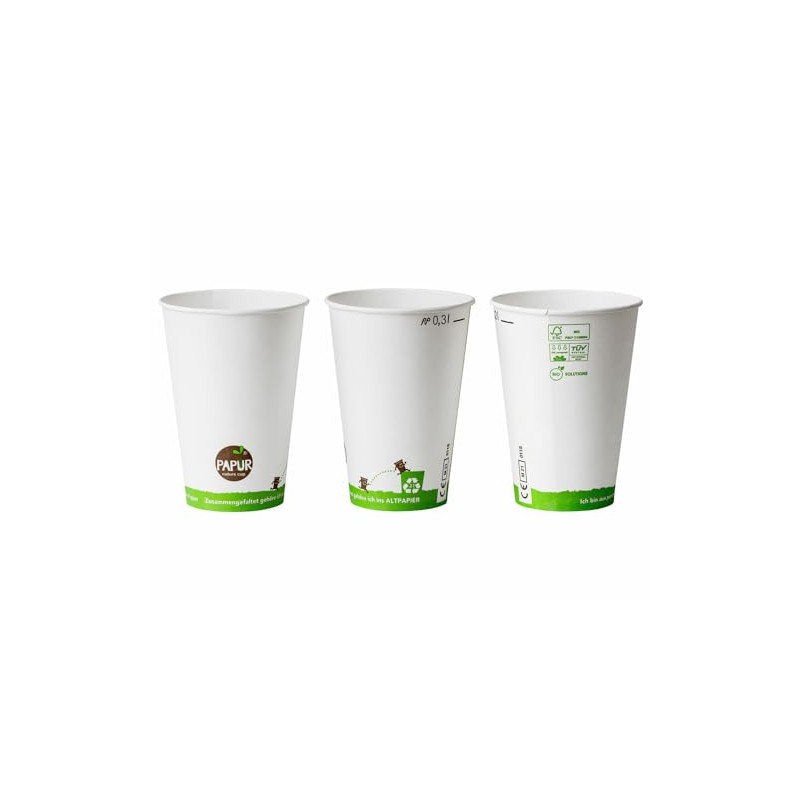 VEPATIM 100 Cold Drink Cups Paper Cups with CE Calibration