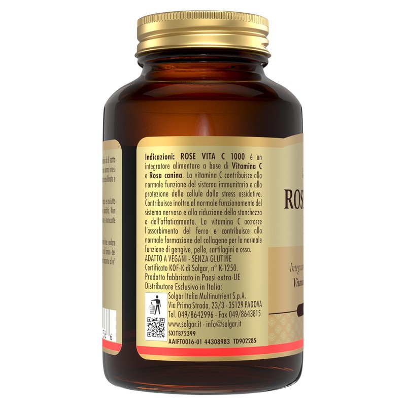 Solgar ROSE VITA C 1000 – Vitamina C 1000 mg