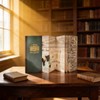 Folded History Timeline Chart for Study – Gold-Stamped Adams Synchronological