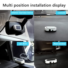 Car Alarm LED Light, Solar Security Warning Dummy System, Anti-theft Flash Blinking Lamp, Solar Power Simulated Warning Light, Anti-theft Warning Light, Anti-theft Caution (Red)