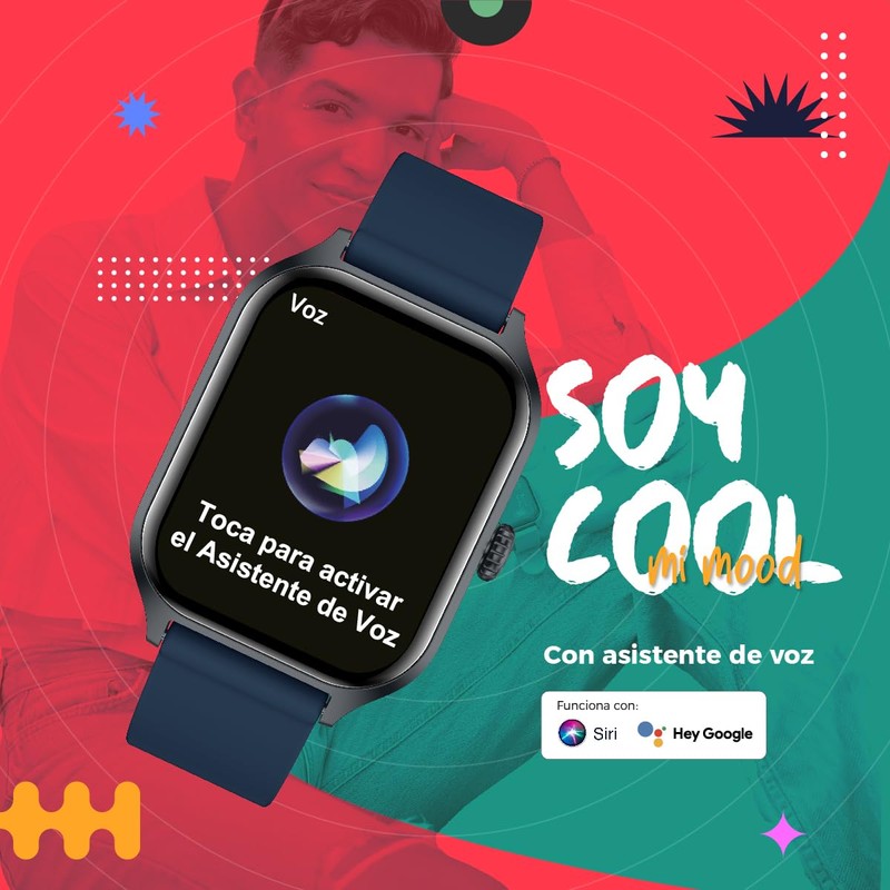 BINDEN - Smartwatch ERA Day, Asistente de Voz, Llamadas, Bluetooth,