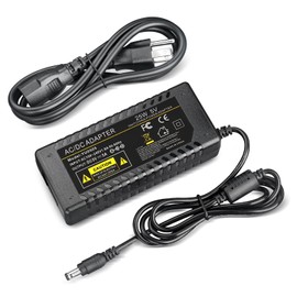 HPMN 5V 5A 25W Power Supply AC/DC Adapter AC 100-240V to DC 5V Converter 5 Volt 5 Amp Switching Power Transformer with 5.5x2.5mm DC Output Plug for LED Strip Light CCTV Camera
