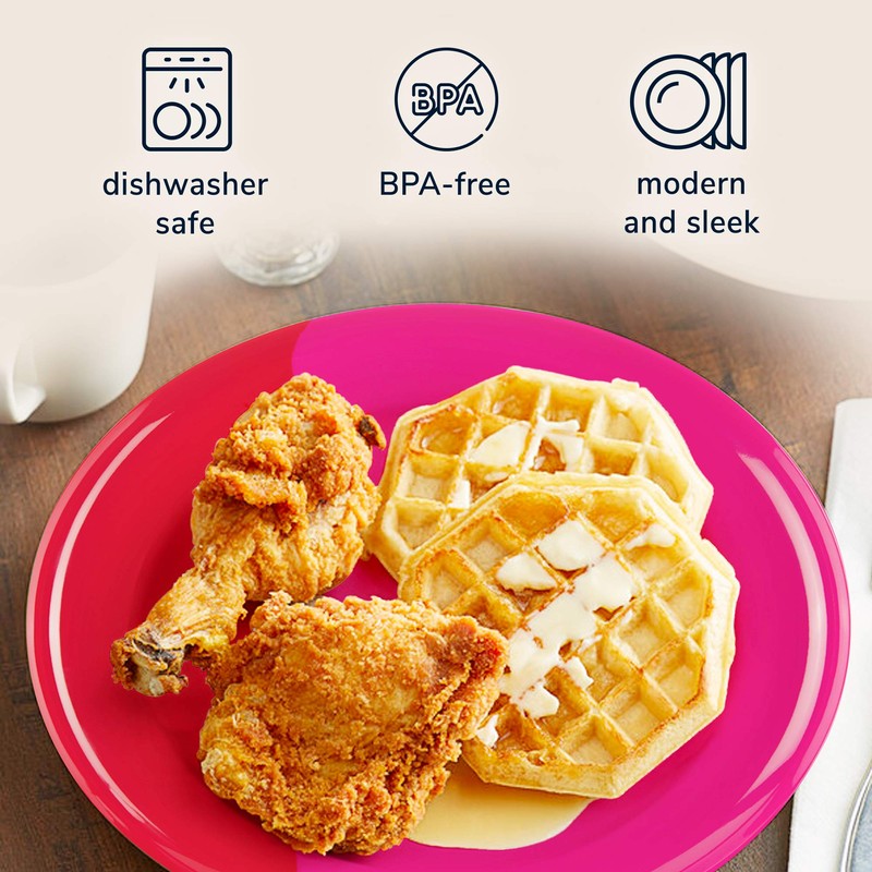 Melamine Dinner Plates | Durable Unbreakable Melamine Plate | Shatter-Proof