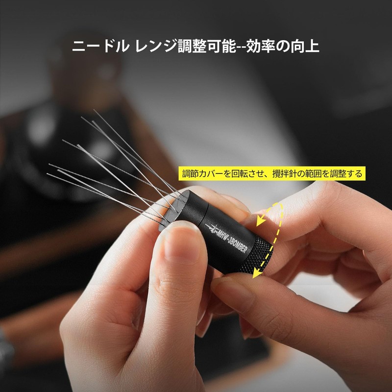 MHW-3BOMBER Espresso Needle 2.0 WDT Tool 0.4mm Needle 8 Needle