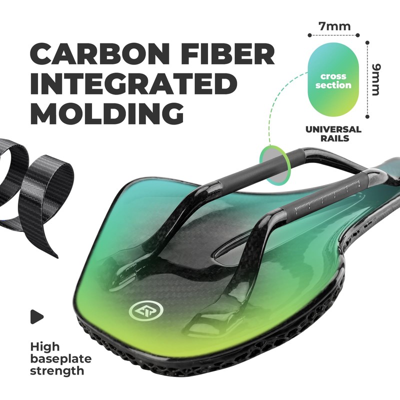 ROCKBROS Bike Seat 3D Printed, Lightweight Breathable Road Bicycle Saddle