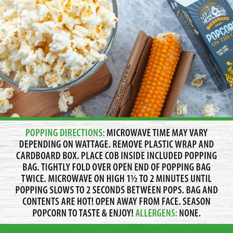 Rada Popcorn on the Cob Mix, Pack of 3