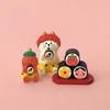 Decore Concombre ZFK-16228K Shoukei Square Roll Approx. 15.7 x 13.4