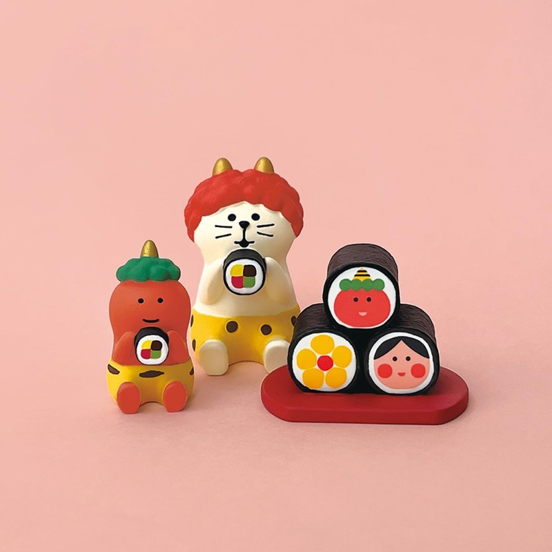Decore Concombre ZFK-16228K Shoukei Square Roll Approx. 15.7 x 13.4