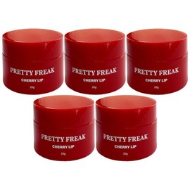 Pretty Freak Cherry Lip Mask Lip Balm Lip Volume Wrinkle Exfoliation Lip Care 20g 5 Pieces / Circle / 프리티프릭 체리립 마스크 립밤 입술볼륨 주름 각질 립케어 20g 5개  써클