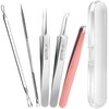 Auiremrti Blackhead Remover and Pimple Popper Tool Kit, 2 Blackhead