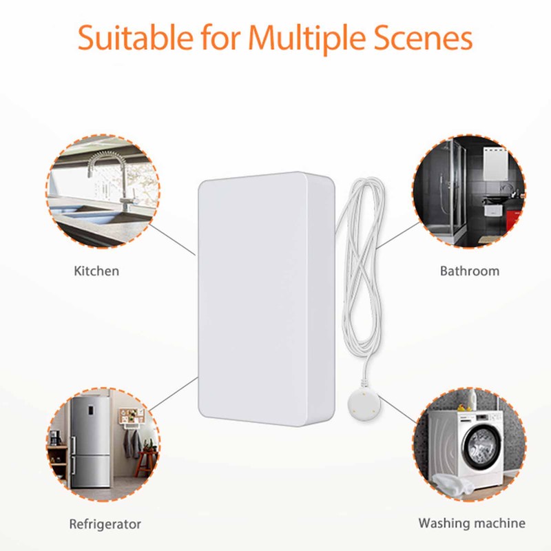 Water Leak Detector Reliable Waterproof Smart for Tuya Water Leak