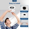 Amico 36 Pack Goof Rings for 6 Inch Recessed Lights,