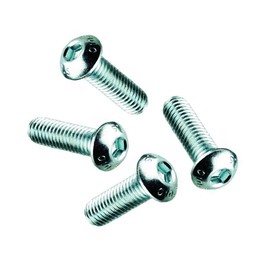 Socket Button Head Bolts 8mm Screws (4 Pack) M8 x 20mm A2 Stainless Steel Socket Allen Key Dome Head Bolt ideal for mounting Tv bracket to Tv for TVs 41" & larger